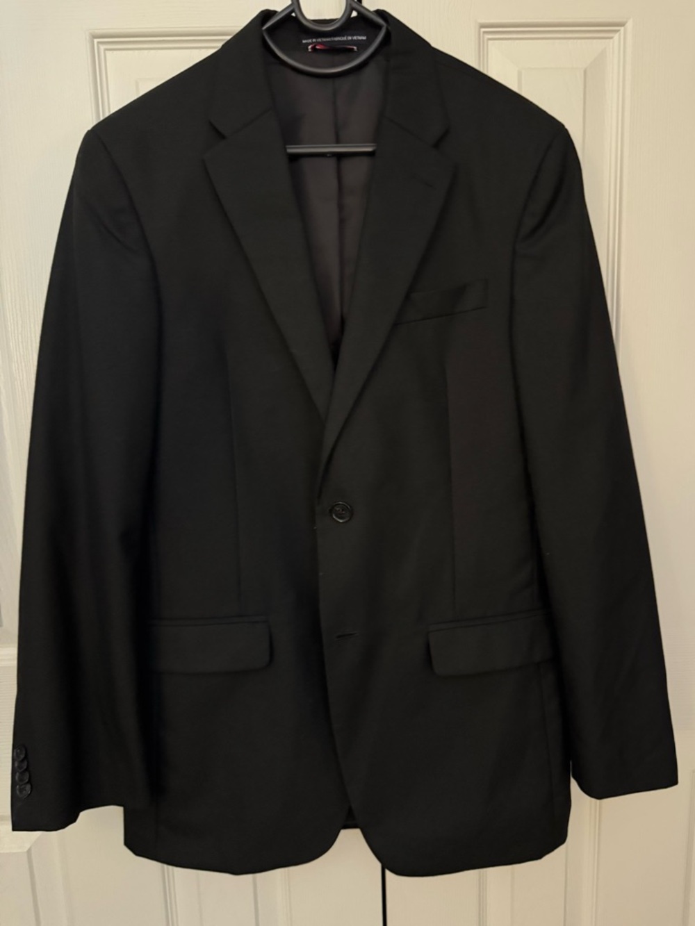 Tommy Hilfiger Black Single-Button Sport Coat